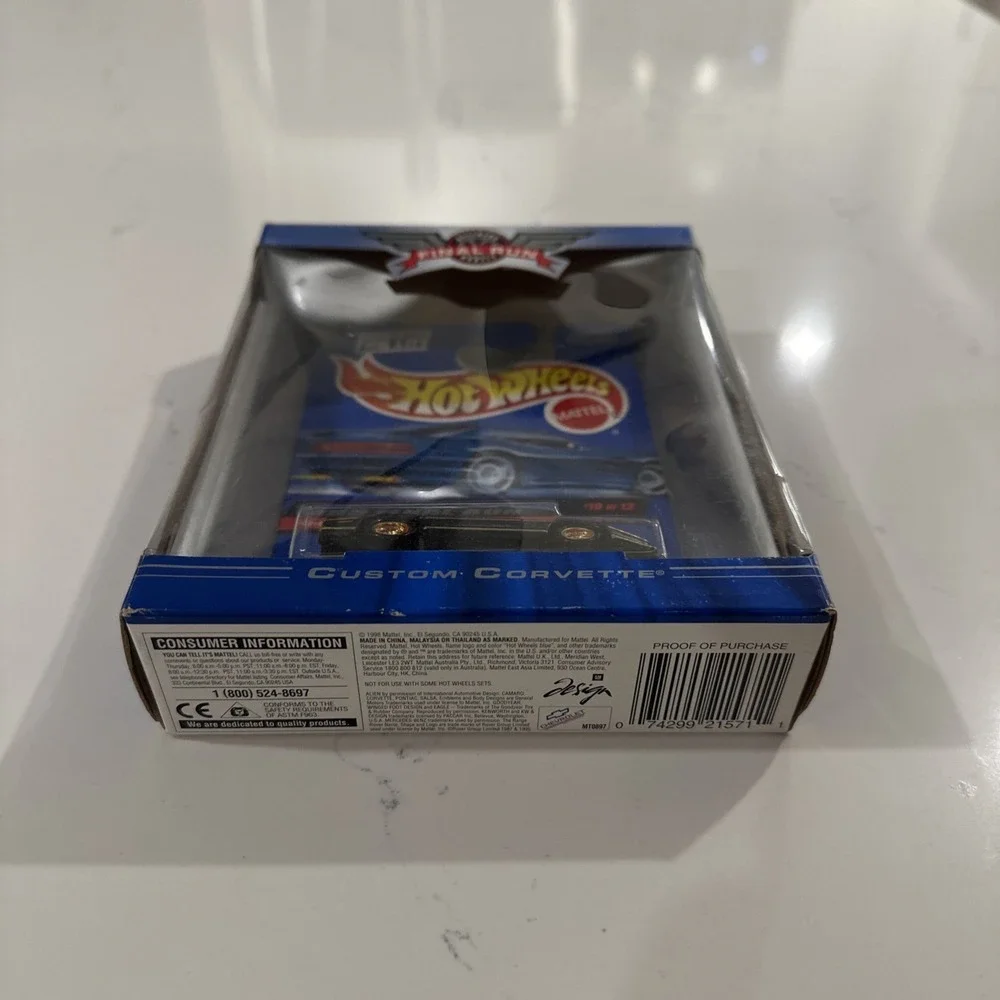 Hot Wheels 1999 Final Run Retired Custom Corvette #10 New In Box